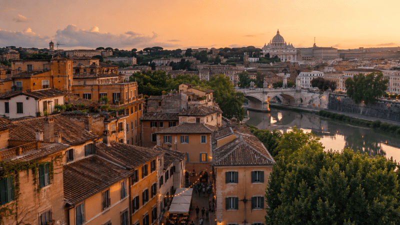 Rome Historic Center vs Trastevere